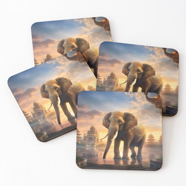 Item preview, Roaming with Time Traveling Elephants designed and sold by MystiCanvas.