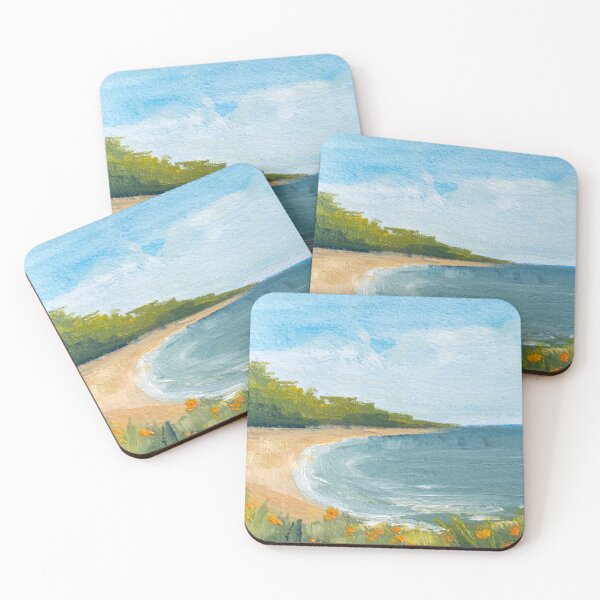 Item preview, Orange Poppies by the Beach designed and sold by TiffanyMackay.