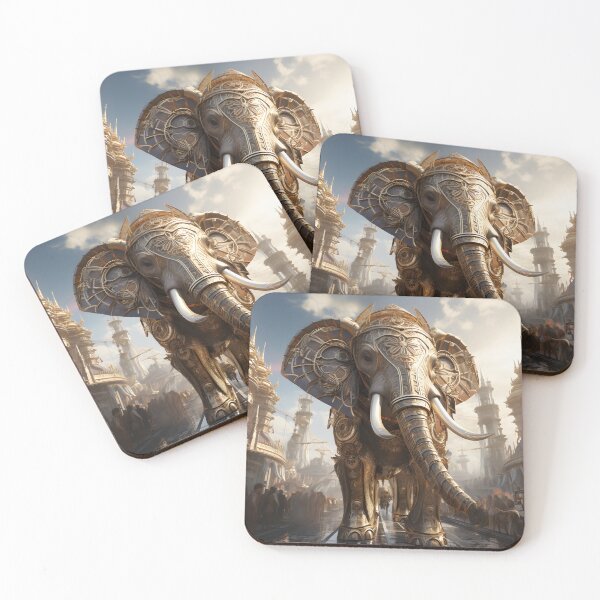 Item preview, Time-Traveling Elephants Through Ages designed and sold by MystiCanvas.