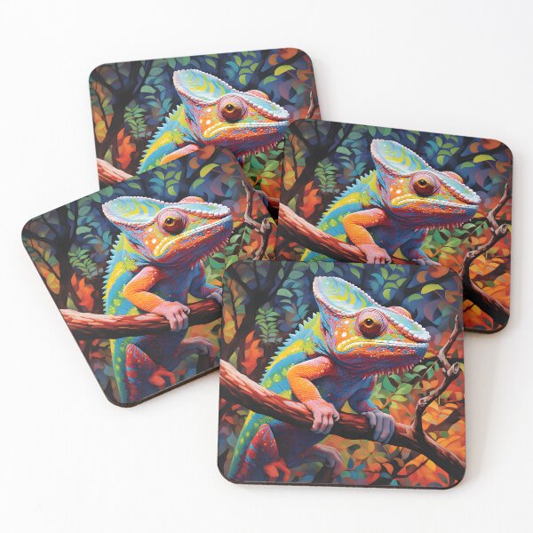 Item preview,  Chameleons of the Chromatic Forest designed and sold by MystiCanvas.
