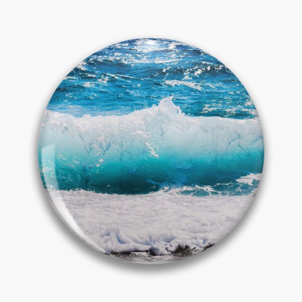 Item preview, Clear Blue Waters: Ocean Waves Caressing Sandy Beaches designed and sold by Rebekkahsdesign.