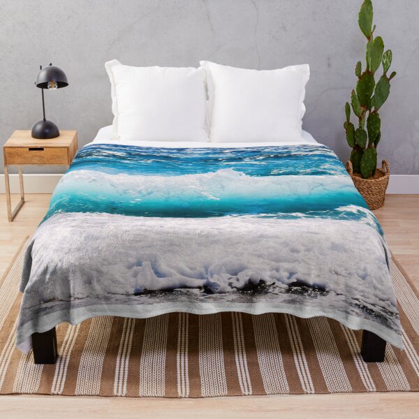 Item preview, Clear Blue Waters: Ocean Waves Caressing Sandy Beaches designed and sold by Rebekkahsdesign.