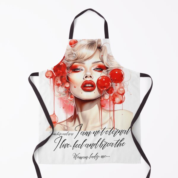 Item preview, Beautiful blonde woman Red lips in red bubble designed and sold by Sixcom.