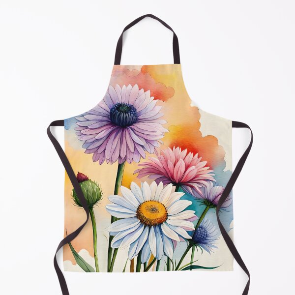 Item preview, watercolor field flowers designed and sold by Pistacheartco.