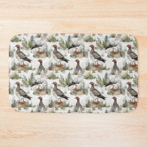 Item preview, Ptarmigan Seamless Pattern Design designed and sold by CaledoniArt.