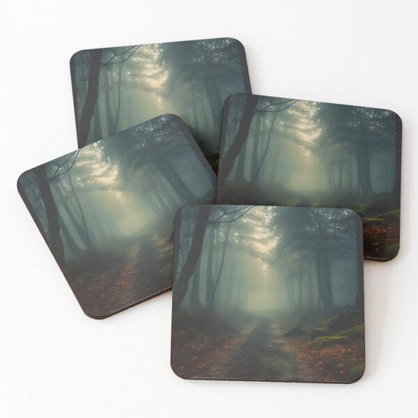 Item preview, Lost in the Fog: Discover the Light at the Forest's End designed and sold by LeafyLanePrints.