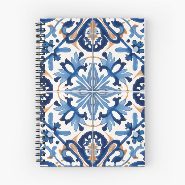 Item preview, Timeless Charm: Antique Classic Lisbon Blue Seamless Pattern designed and sold by aweartome.