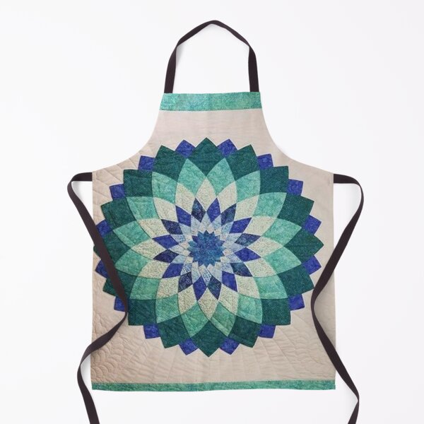 Item preview, patchwork quilt dahlia designed and sold by GLORY-LIFE.