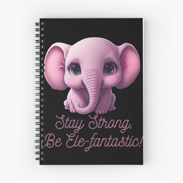 Item preview, Itty Bitty Elephant Stay Strong, Be Ele-fantastic!  designed and sold by GlunmanStore.