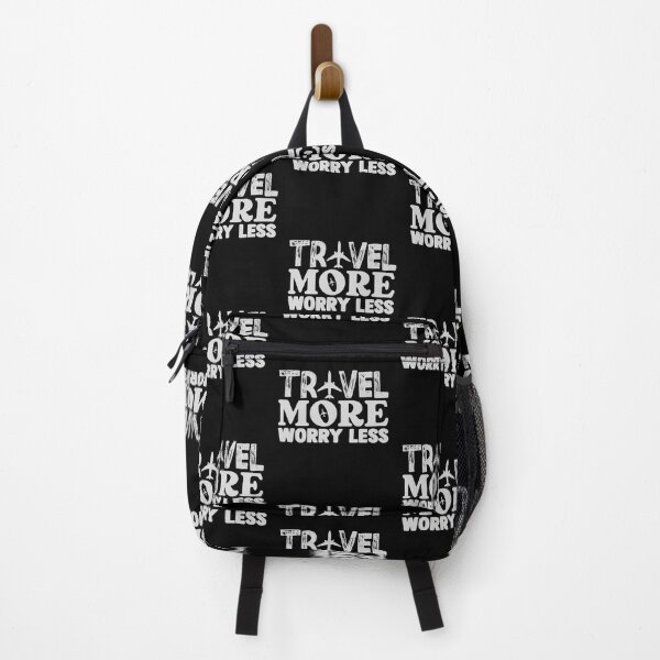 Item preview, Travel More Worry Less designed and sold by WiseNomad.