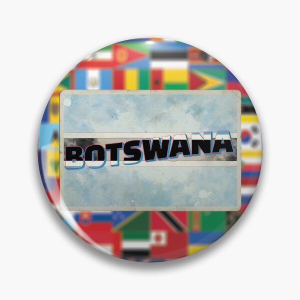 Item preview, Botswana Vintage style retro souvenir designed and sold by DeveloperProp0.