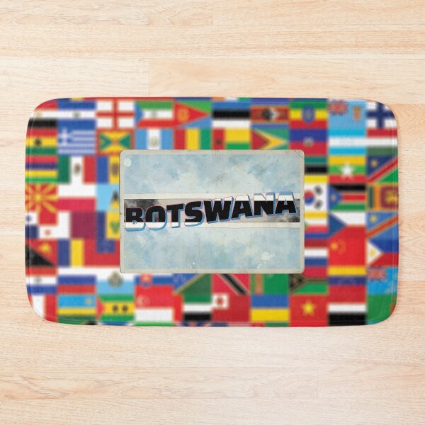 Item preview, Botswana Vintage style retro souvenir designed and sold by DeveloperProp0.
