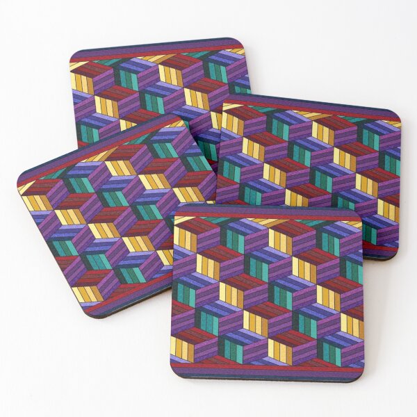 Item preview, patchwork quilt, Quilt Square ,Quilt Cubes designed and sold by GLORY-LIFE.