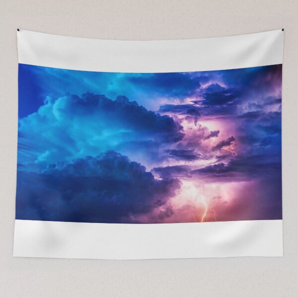 Item preview, Purple Storms: Dramatic Thunderclouds and Electric Skies designed and sold by Rebekkahsdesign.