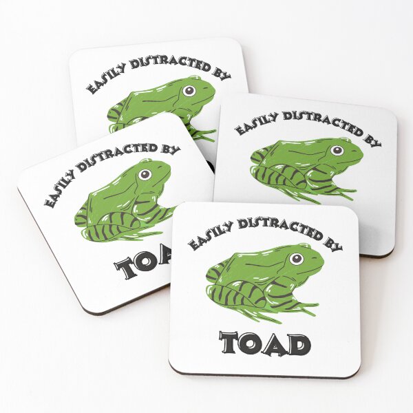 Item preview, Easily Distracted by Toads, Toad Fan Art designed and sold by InnovativeGFX.