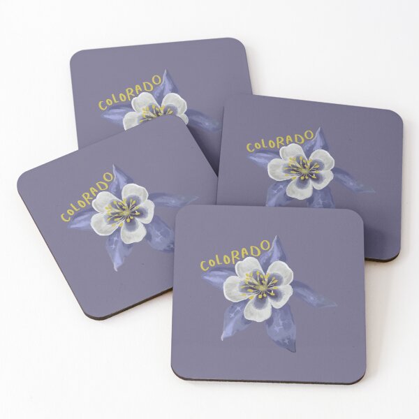 Item preview, colorado state flower - colorado blue columbine designed and sold by red-rot.