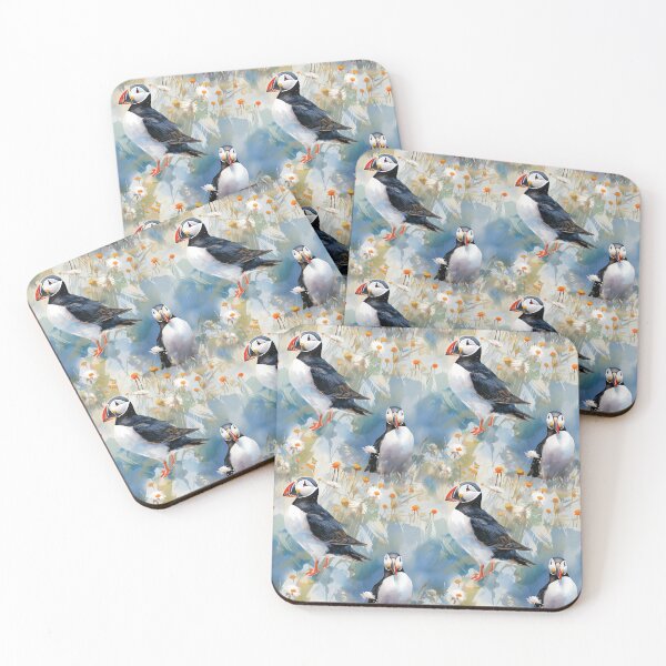 Item preview, Puffin Seamless Pattern Design designed and sold by CaledoniArt.