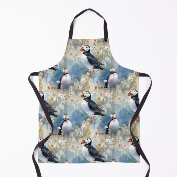 Item preview, Puffin Seamless Pattern Design designed and sold by CaledoniArt.