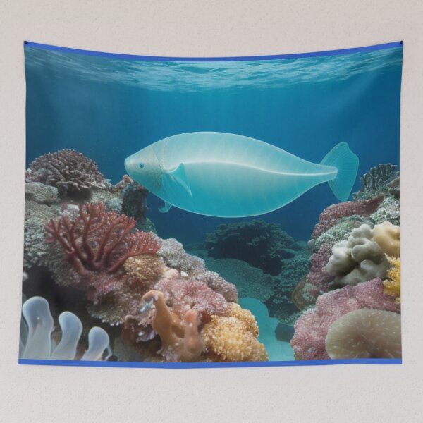 Item preview, Azure Odyssey: un caprichoso sueño acuático designed and sold by Source919.