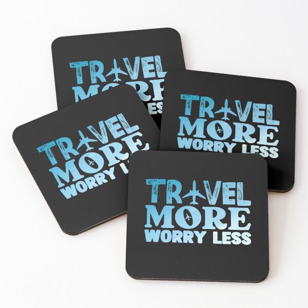 Item preview, Travel More Worry Less designed and sold by WiseNomad.