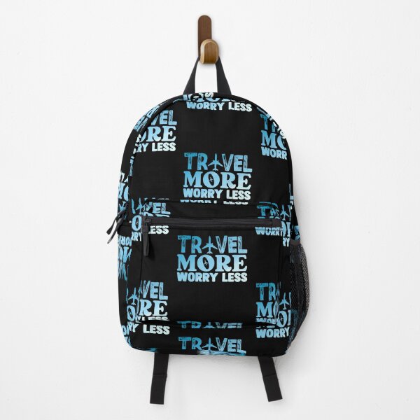 Item preview, Travel More Worry Less designed and sold by WiseNomad.