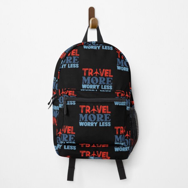 Item preview, Travel More Worry Less designed and sold by WiseNomad.