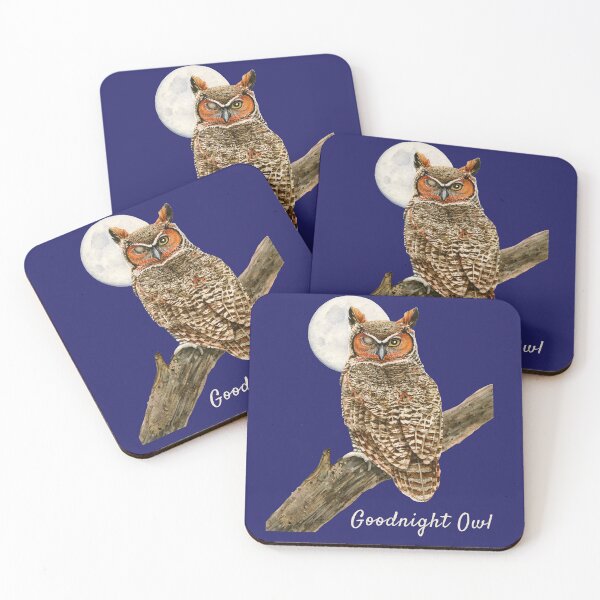 Item preview, Good Night Owl designed and sold by Tracy Lizotte Studios.