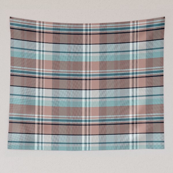 Item preview, Summer Aesthetic Iona 2 Hand Drawn Textured Plaid Pattern designed and sold by GenAumonier.