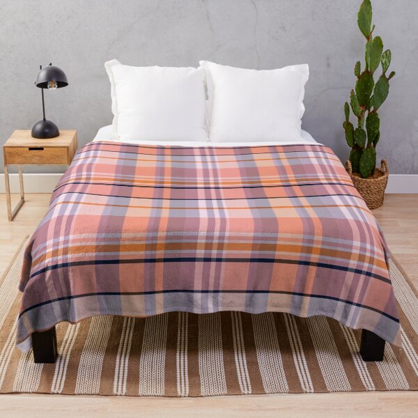 Item preview, Summer Aesthetic Iona 1 Hand Drawn Textured Plaid Pattern designed and sold by GenAumonier.
