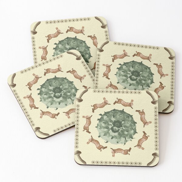 Item preview, Peyote Cactus, Mushrooms, and Rabbits designed and sold by g0r0mi.