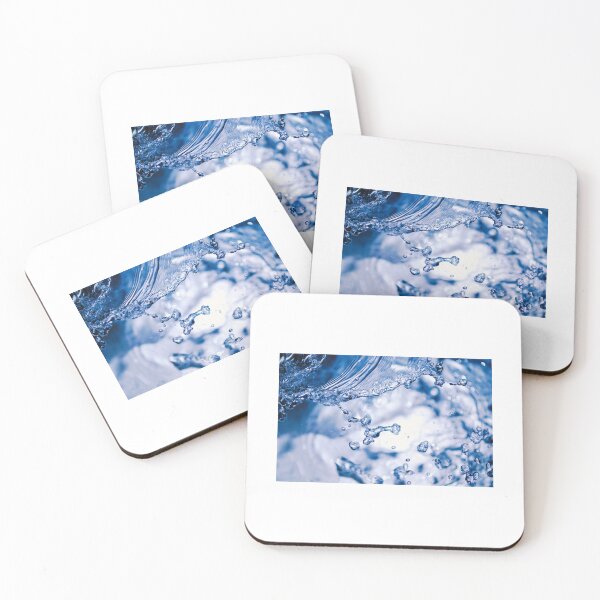 Item preview,  Clear Blue Waters: splashes of water rain drops designed and sold by Rebekkahsdesign.