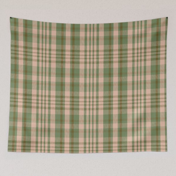Item preview, Autumn Aesthetic Sorcha 2 Hand Drawn Textured Plaid Pattern designed and sold by GenAumonier.