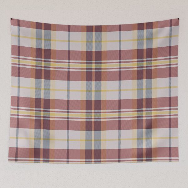 Item preview, Autumn Aesthetic Arable 1 Hand Drawn Textured Plaid Pattern designed and sold by GenAumonier.