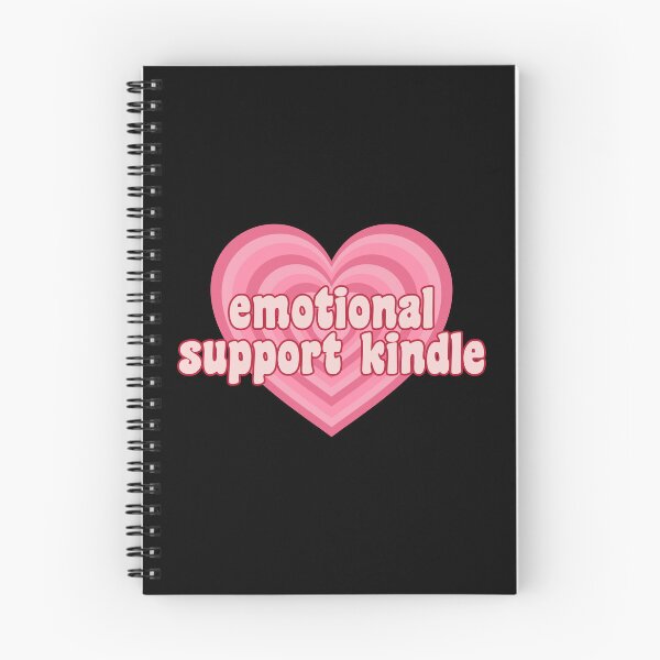 Aperçu de l'œuvre Soutien émotionnel Kindle Rose Mignon Groovy créée et vendue par SaaStudios.