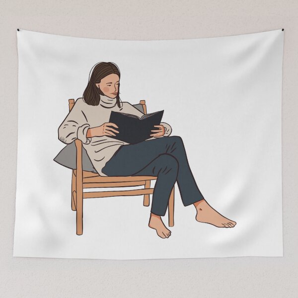 Item preview, Copy of Illustration of a girl reading  designed and sold by Hessah-HA.