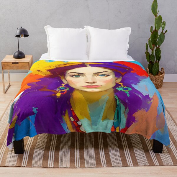 Item preview, Beautiful Bohemian Woman designed and sold by ArtsyWishesShop.