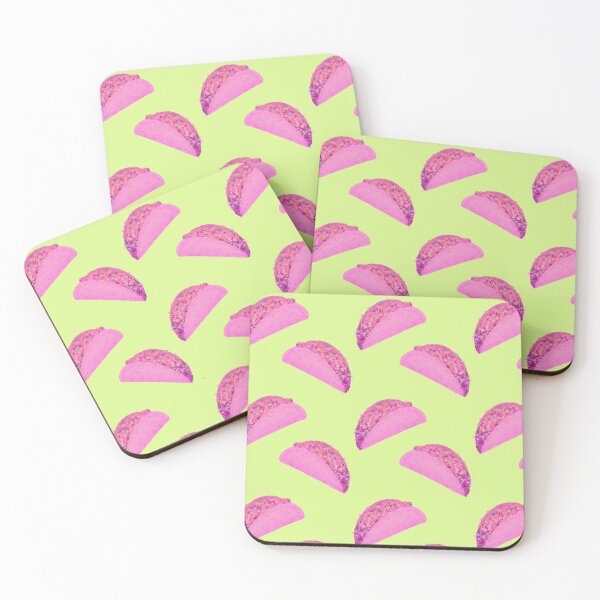 Item preview, Pink Tacos, Taco, Taco Tuesday Fiesta, Pink Fiesta, Green and Pink, Mexican Food, Cute Tacos designed and sold by Clancy Rodgers.