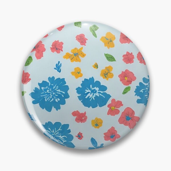 Item preview, Baby Blue Floral Pattern designed and sold by nerminokeen.