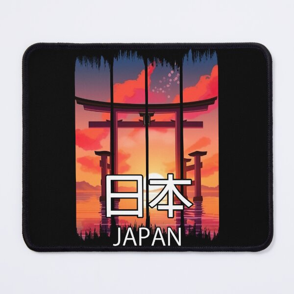 Item preview, Japanese Torii Gate in the Sea at Sunset – Anime Shirt designed and sold by KAIGAME Art.