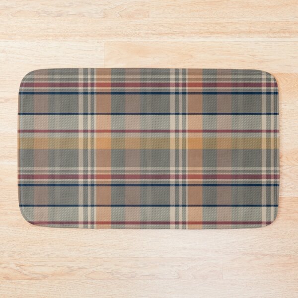Item preview, Autumn Aesthetic Iona 1 Hand Drawn Textured Plaid Pattern designed and sold by GenAumonier.