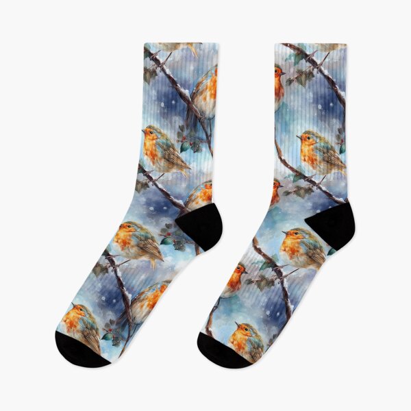 Item preview, Robin Seamless Pattern Design designed and sold by CaledoniArt.