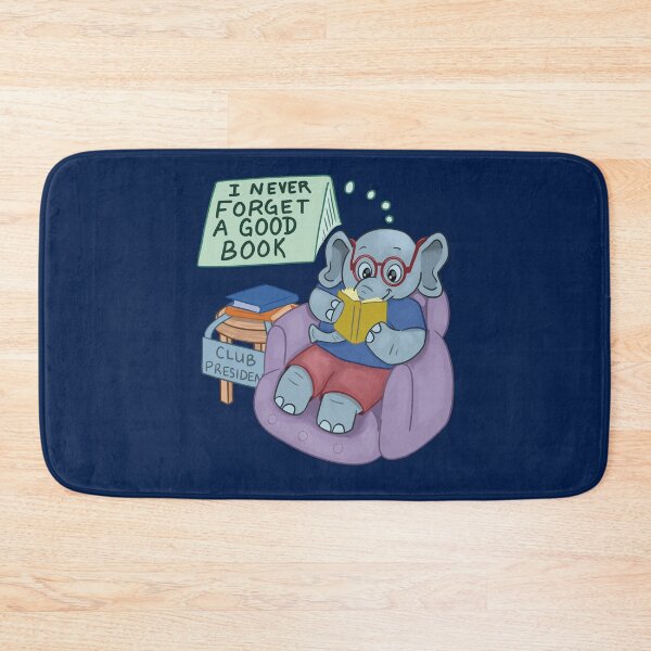 Item preview, Book Club President Elephant designed and sold by CharacterAlley.