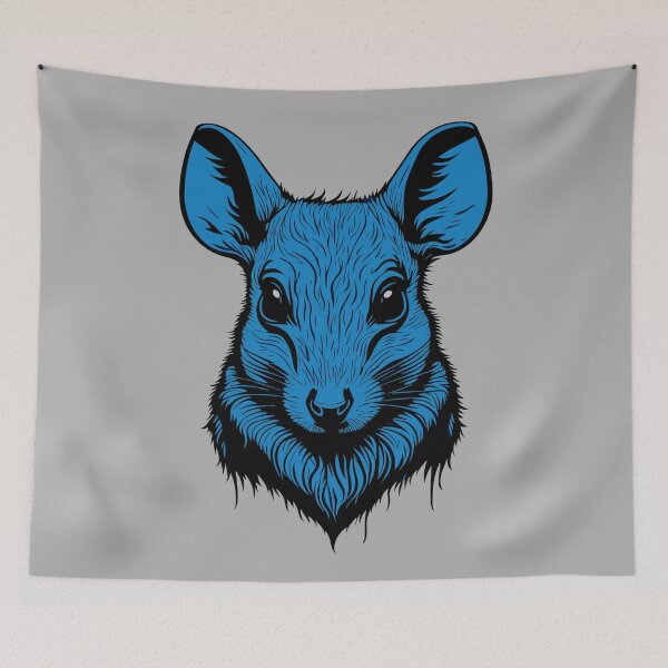 Item preview, cute blue mouse designed and sold by KOKOTART.