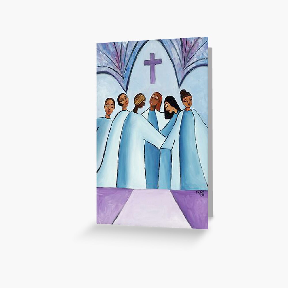 On One Accord Greeting Card