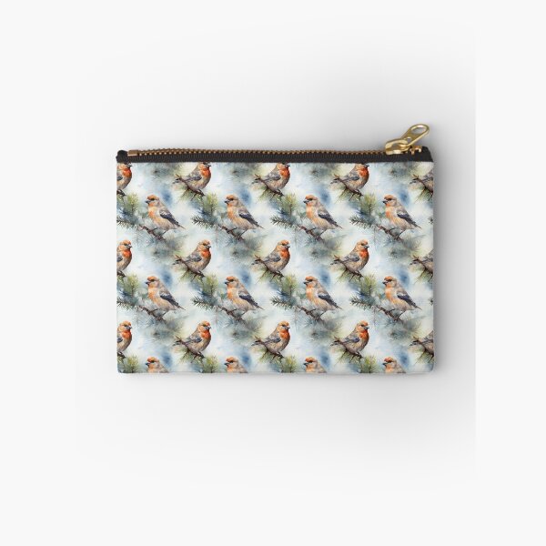 Item preview, Scottish Crossbill Seamless Pattern Design designed and sold by CaledoniArt.