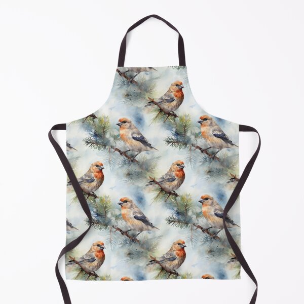 Item preview, Scottish Crossbill Seamless Pattern Design designed and sold by CaledoniArt.