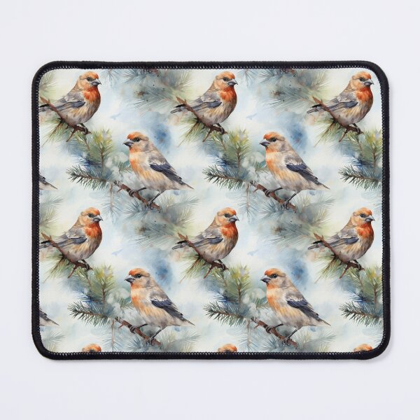 Item preview, Scottish Crossbill Seamless Pattern Design designed and sold by CaledoniArt.