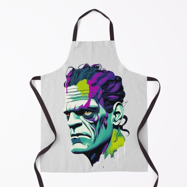 Item preview, Goteo de colores vibrantes del monstruo de Frankenstein designed and sold by TrickstersTrove.