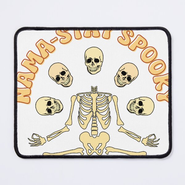 Item preview, Namastay spooky skeleton halloween namaste spooky yoga skeleton designed and sold by sirenaim.