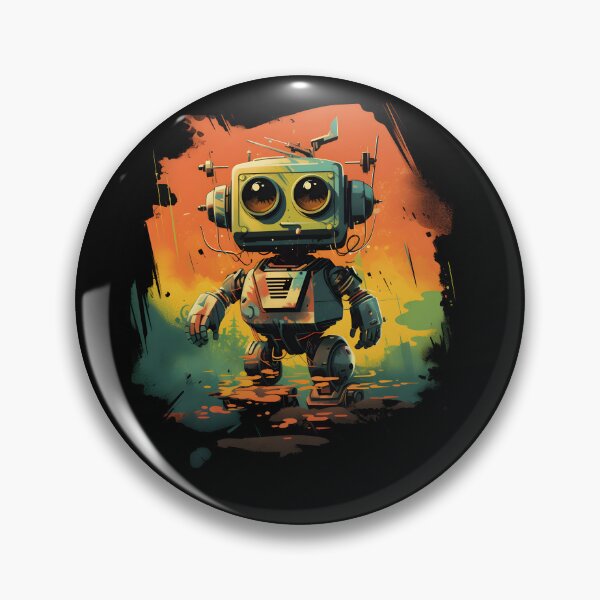 Artikelvorschau, Techie's Companion: Der niedliche Roboter in Pixels entworfen und verkauft von Duperdu.
